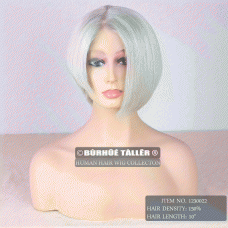  4 Wig Type Optional Short cut pob light blonde human hair wig